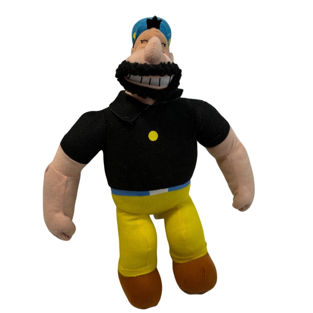 Popeye Brutus/Bluto Plush 2011 Kellytoy King Features SyndicateStuffed Toy HK002